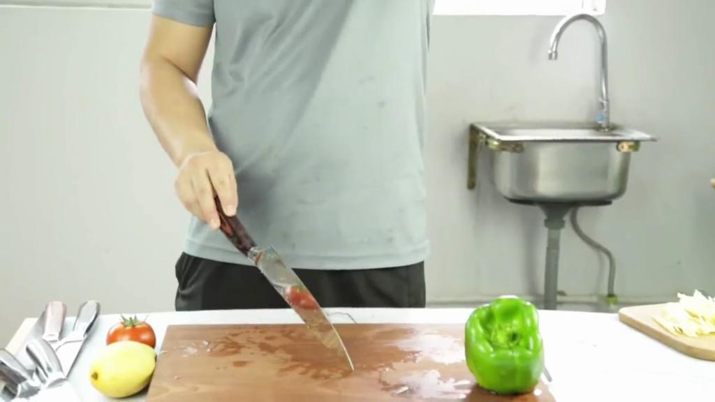 5 Pcs Stainless Steel Chef Knives Set Kitchen Knife Set Butcher Boning Knife Vegetable Knives Cutter