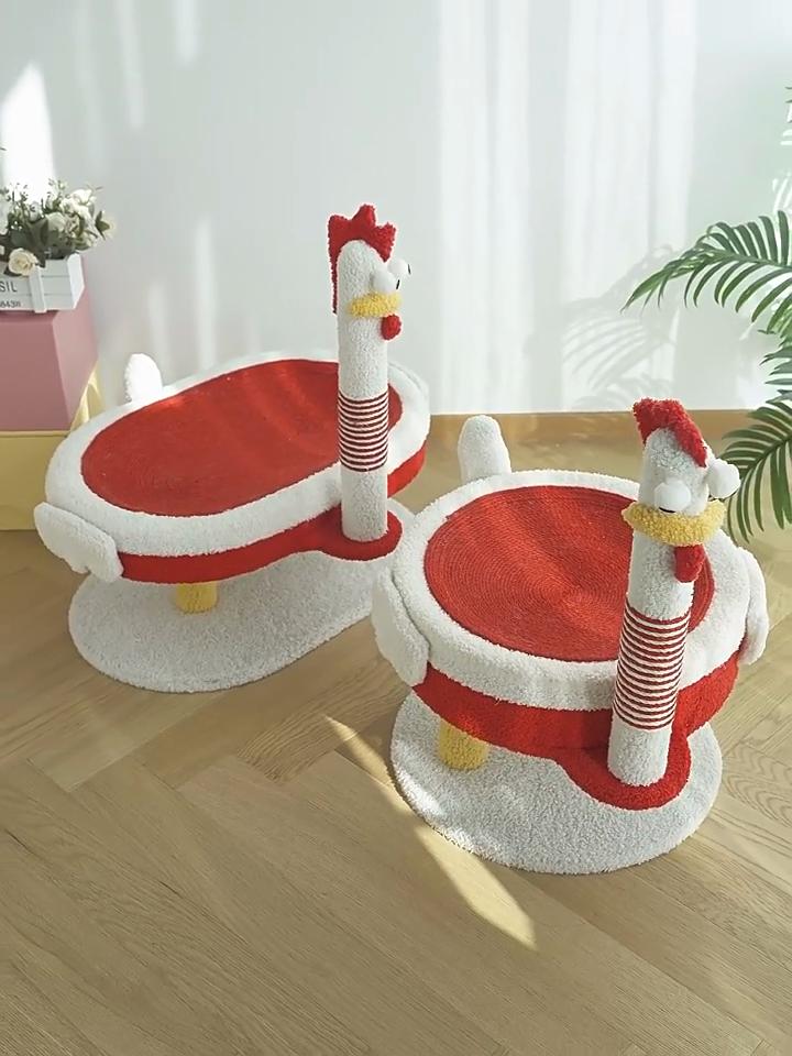 Дердер курица кошачий лазательный комплекс кошачье гнездо кошачье дерево интегрированная пеньковая веревка кошачья прыжковая платформа когтеточка кошачья полка