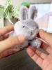 Animal Plush Bunny Pendant With Pullopen Ears For Bag Decor And Gifts