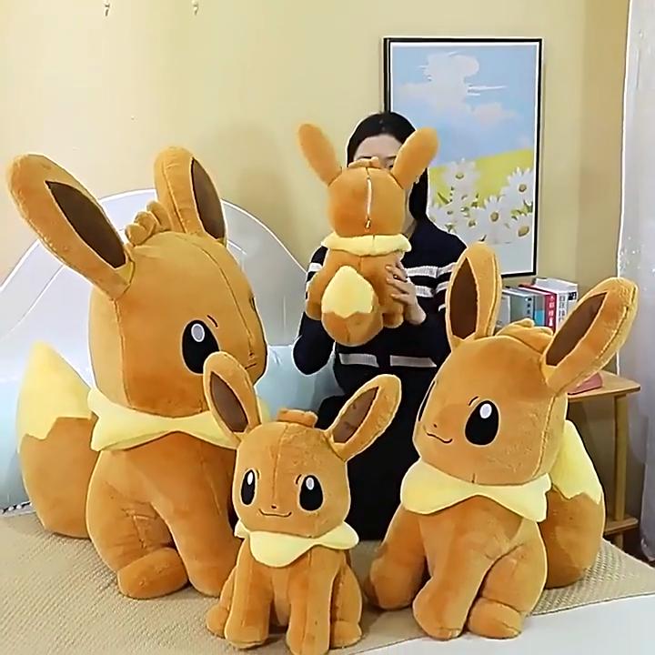 Мягкие игрушки Pokemon Eevee оптом Подушка Лиса Эльф Кукла Кукла Детская кукла-компаньон
