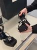 Eilyken Летняя мода Узкий ремешок с пряжкой Открытый носок Женские сандалии Платформа Квадратный каблук Вечерние туфли