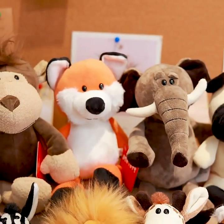 Плюшевая игрушка «Джунгли» Очаровательная набивная кукла из ПП-хлопка для детей и младенцев