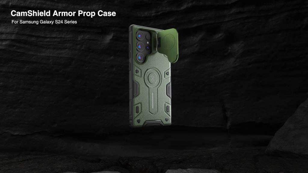 NILLKIN Для Samsung Galaxy S25 Ultra чехол для телефона CamShield Armor Prop магнитная защита камеры задняя крышка
