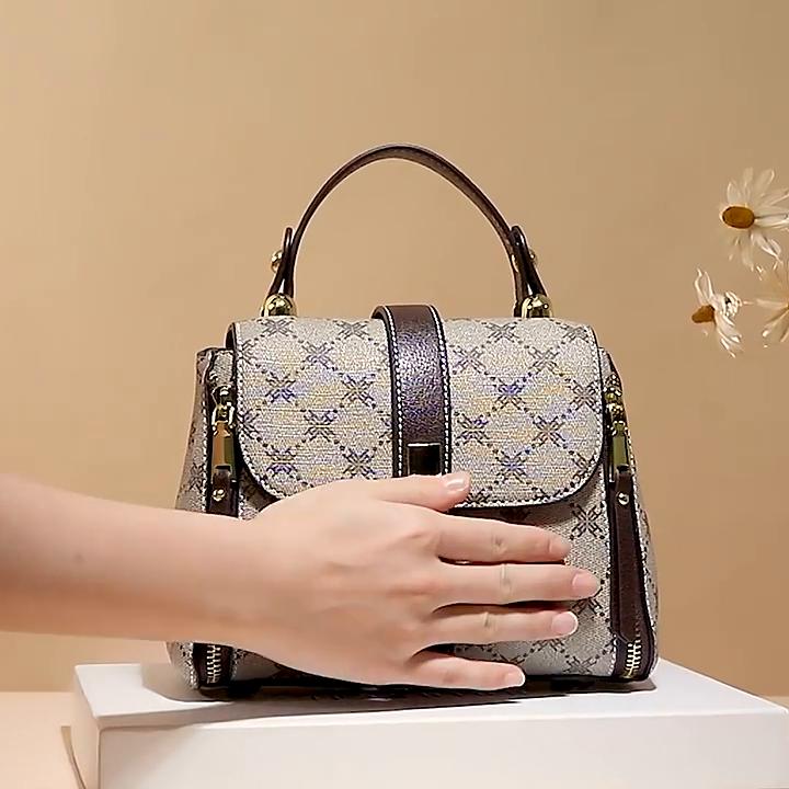 Новинка 2023 года, кожаная сумка-ведро, ручная женская сумка в стиле ретро, модная универсальная сумка через плечо на одно плечо