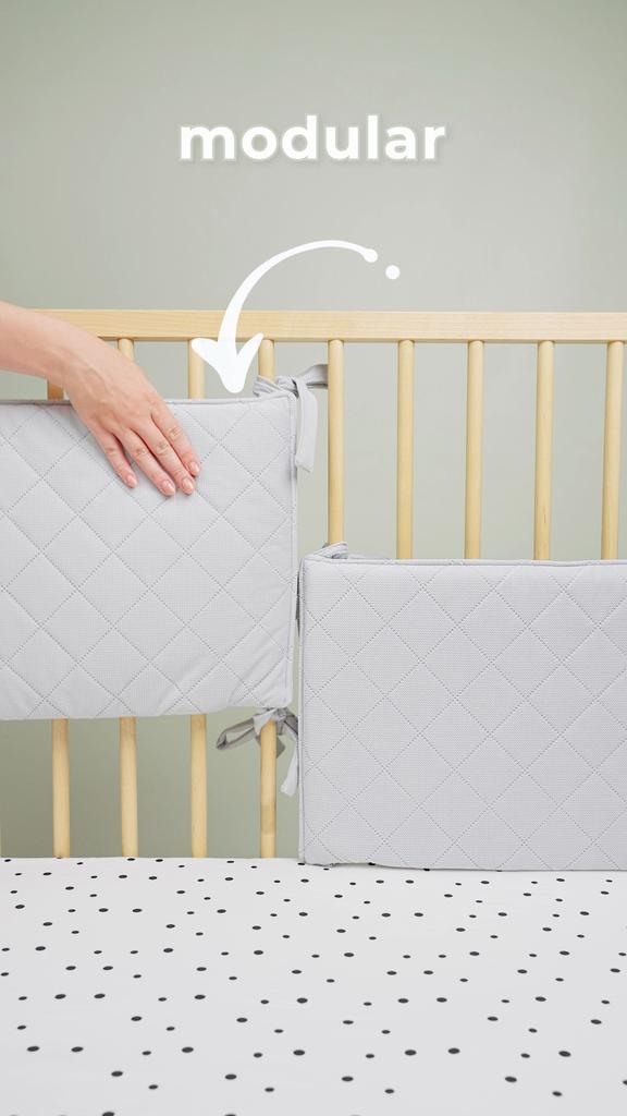 Modular Cot Bumper Khaki