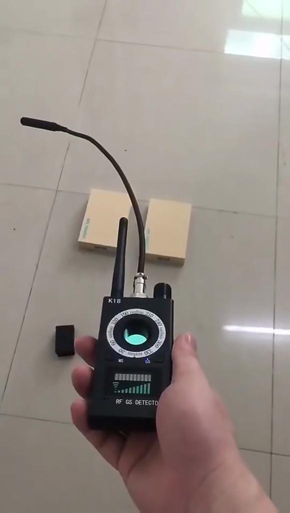 K18 RF Signal Detector RF Locator Tracker Multi-function Anti SPY-Camera Anti-Candid Device GPS GSM Detect
