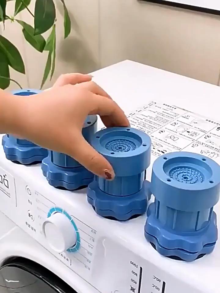 4 шт. Многофункциональная защитная основа для бытовой техники, система регулируемой высоты, амортизирующие коврики для домашнего обслуживания машин, стабильность