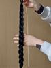 MISS WIG Synthetic Long Braided Ponytail With Elastic Band Hair Fiber Extensions Pony Tail Hair Accessories For Party Daily Use