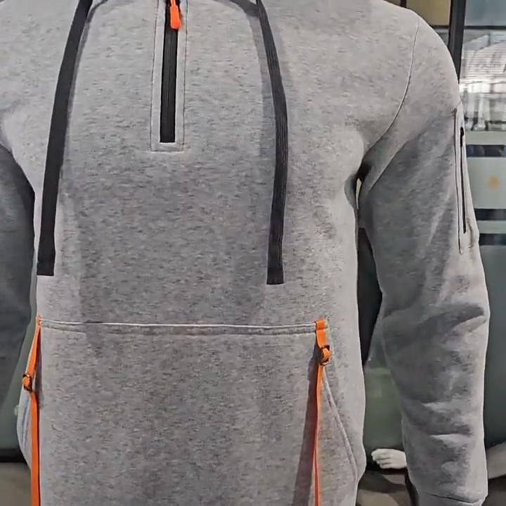 Новейший мужской повседневный спортивный уличный модный тренд: свободный и теплый, плюшевый и толстый бейсбольный костюм на зиму 2024 года.