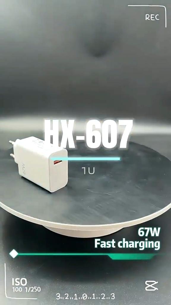 Всего 67 Вт GaN быстрое зарядное устройство USB зарядное устройство для телефона адаптер для iPhone Samsung Xiaomi Huawei портативное быстрое зарядное устройство кабель типа C