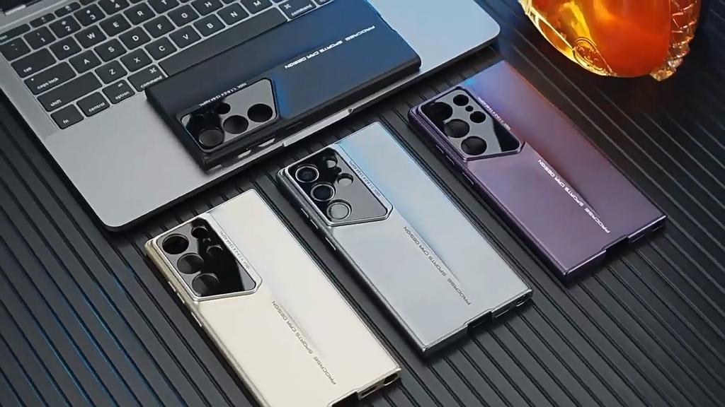 Frosted Plastic Hard Shell S24 Ultra Phone Case for Samsung Galaxy S24 S23 S22 Ultra Shockproof Protective Cover