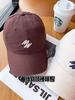 Minimalist W Embroidered Baseball Cap, Soft Washed Cotton Adjustable Curved Brim Sun Hat for Men Women