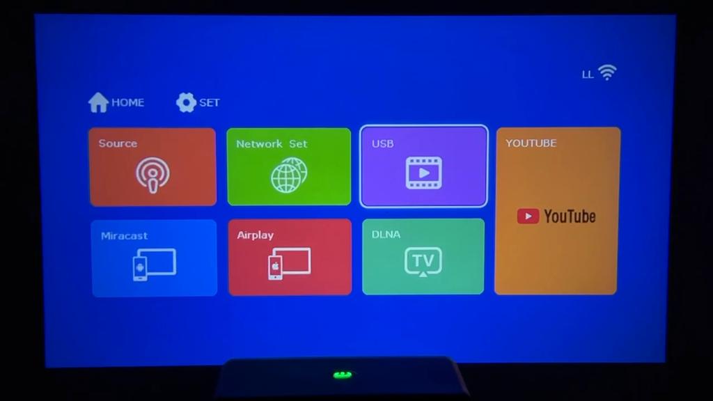 V6 Модернизированная модель Vivicine Y7 Android 9.0 720p Портативный дешевый домашний кинопроектор