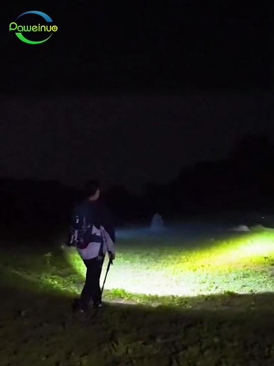 12000LM XHP160 LED+COB White/red Light Outdoor  Strong Lamp Flashlight USB-C Charging Aluminum Alloy with Side Lights LED Torch