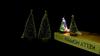 20/30cm Mini Small Pine Needle Tree Warming Light Led Light Christmas Tree Family Gathering Table Decoration DIY Crafts