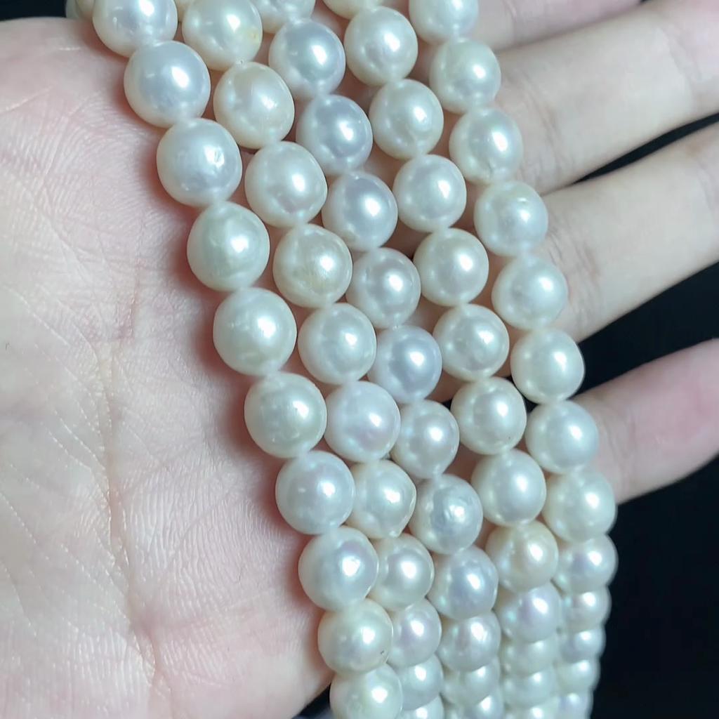 48 шт. Натуральный пресноводный жемчуг для изготовления ожерелий, браслетов, серег, ювелирных изделий своими руками