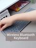 Беспроводная клавиатура Bluetooth 5.0 клавиатура 102 клавиши USB C перезаряжаемая клавиатура для Android Ios Windows