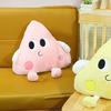 Kids Plush Cheese Pillow With Soft Material For Bedroom And Living Room