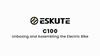 Электровелосипед ESKUTE 250 Вт Мотор 36 В 13 Ач Городской Электровелосипед Максимальная Скорость 25 км/ч 7 Скоростей Нагрузка 120 кг 26" Колесо C100 Plus