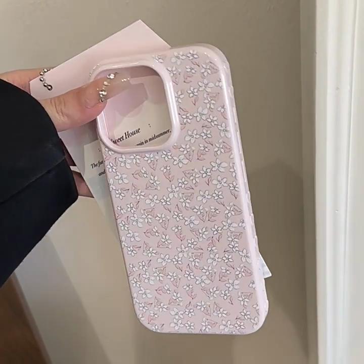 Чехол с маленькими цветами для iPhone 16 iPhone 17 iPhone 17 Pro Max