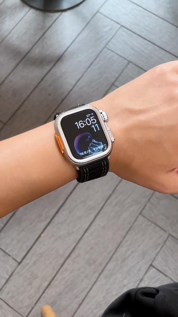 Новый нейлоновый ремешок-петля для Apple Watch Band Ultra 2 49 мм 46 мм 45 мм 44 мм 42 мм 41 мм 40 мм 38 мм спортивный браслет iWatch Series 10 9 8 se 7