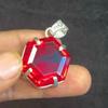 Натуральный Красивый Кулон Фантазийный Красный Серебро 925 пробы Топаз 67,85 карата Драгоценные камни my-404-k
