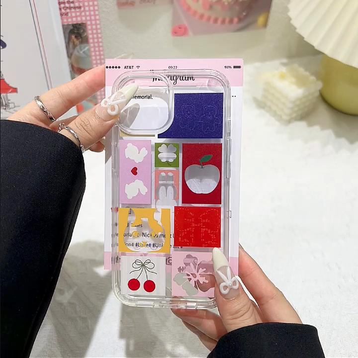 Acrylic Phone Case for iPhone 11 12 13 14 Pro 12 14 16 Pro Max for Samsung A16 A36 A56 S24 FE High-quality Painted Anti-fall Mobile Phone Case