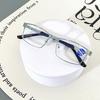 Stainless Steel Men Business Reading Glasses for Reader Mens Presbyopia Optical Eyeglasses +1.0 1.5 2.0 2.5 3.0 3.5 4.0