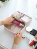 Ladies Portable High Appearance Index Cosmetic Bag Large-capacity Travel Washing Bag Three-dimensional Makeup Storage Bag