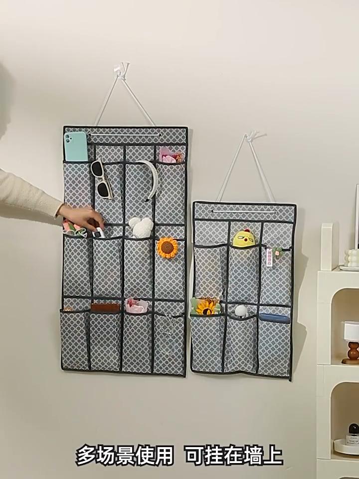 Многослойная подвесная сумка для обуви, сумка для хранения мелочей, настенная нетканая сумка-подвеска, органайзер для обуви, утолщенная пылезащитная сумка