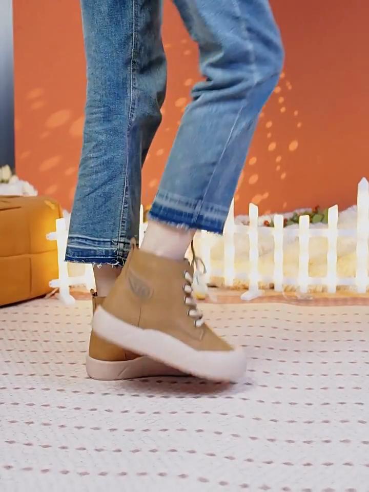 Женские зимние ботинки в корейском стиле с флисовой подкладкой, универсальные зимние теплые ботинки на шнуровке с толстой подошвой из хлопка, модные короткие ботинки для активного отдыха