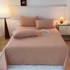 Премиальный комплект простыней из матового хлопка класса А Мягкие дышащие постельные принадлежности Предметы домашнего текстиля