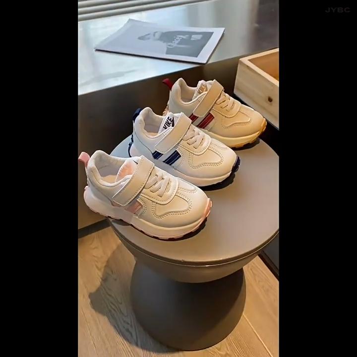 Spring and Autumn Classmates Children's Sports Shoes Boys Baby Shoes Little White Shoes Girls Casual Running Shoes