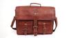 Vintage Leather Laptop Bag for Men Full Grain Large Leather Messenger Bag for Men with Rustic Look Best Leather Briefcase