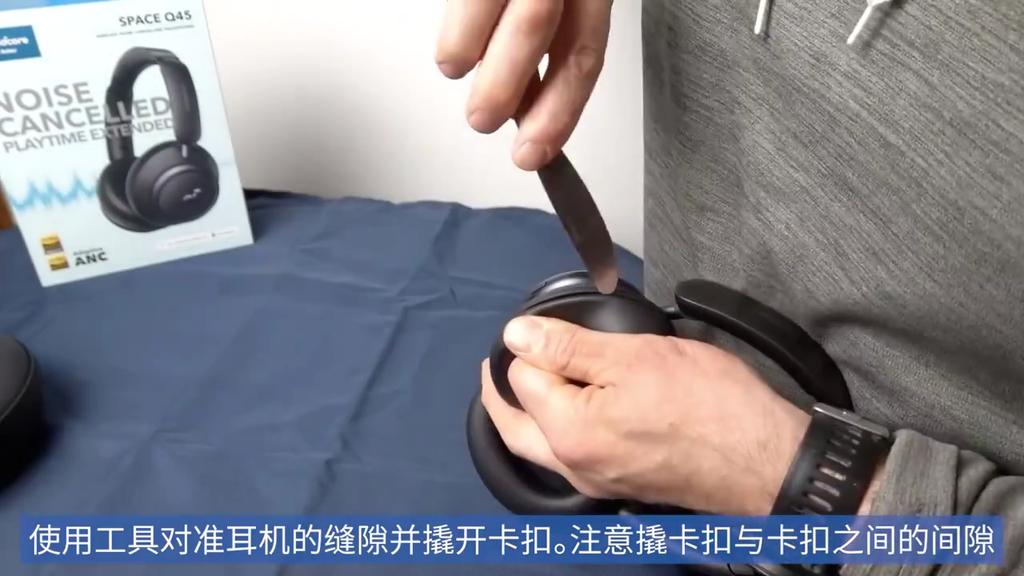 1 пара оригинальных сменных амбушюров для наушников Anker Soundcore Life Q45 BT Anker Space Q45, амбушюры из пенопласта