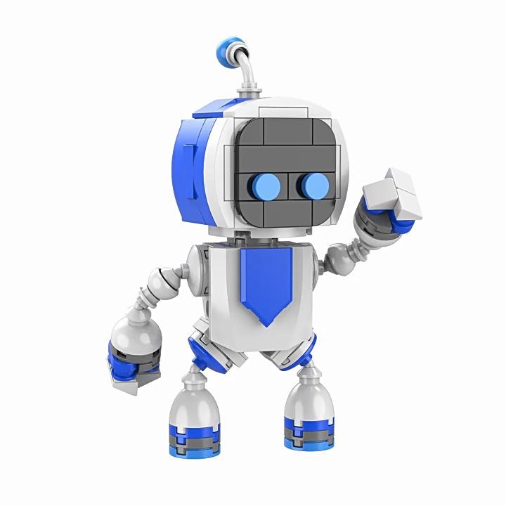Astro Bot Plastic Construction Blocks For Kids Learning And Play