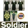 T Shirt Thai Student Military Soldier Thailand Undershirt Padded Shoulder Round O Neck V Neck Print Short Sleeve Quick Dry  Men Women Unisex