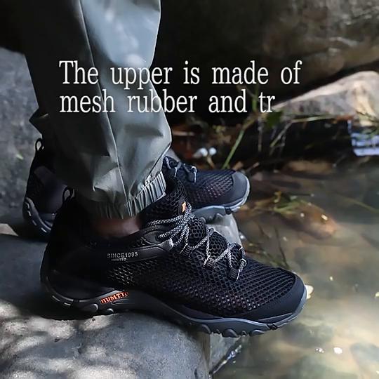 HUMTTO Summer Men Shoes Breathable Outdoor Trekking Sneakers Fashion Sports Wading Hiking Shoes for Mens