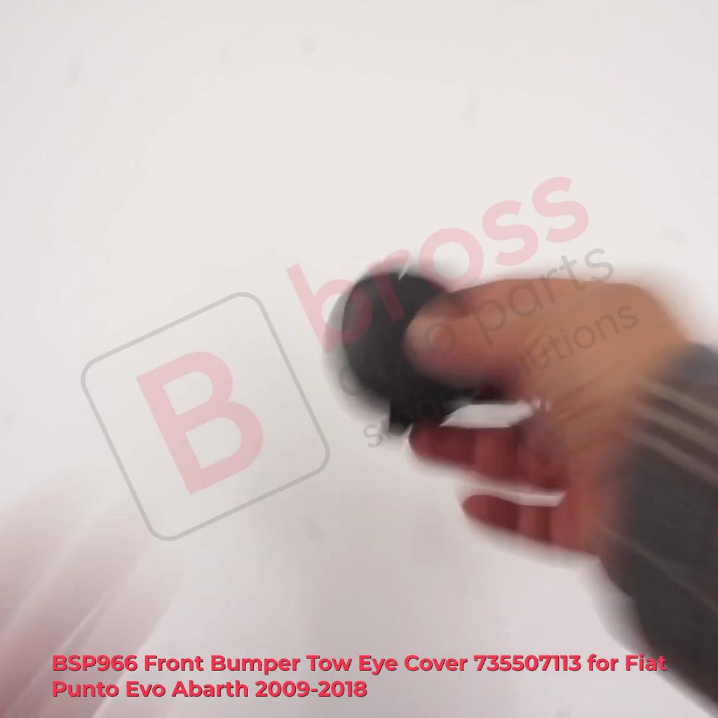 BSP966 Front Bumper Tow Eye Cover 735507113 for Fiat Punto Evo Abarth 2009-2018 Made In Turkey Fast Handling