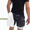 Anime Performance Shorts Printed Men GYM Casual Sports Compression Shorts Workout Running Mesh 2 In 1 Sport Short Pants M-3XL
