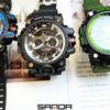 SANDA New Outdoor Sports Watch Cool Waterproof Electronic Watch Fashion Trend Watch