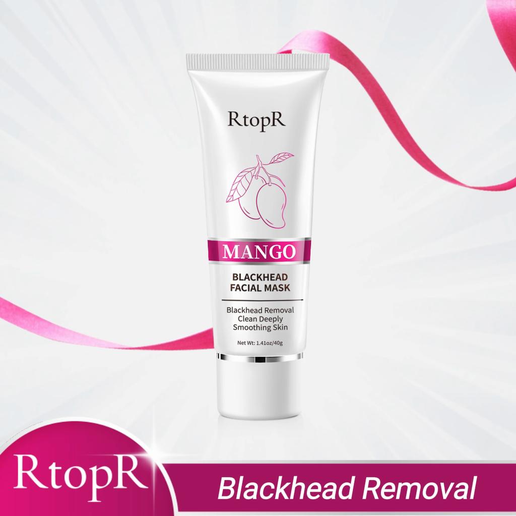 RtopR Mango Blackhead Remover Acne Treatment Nose Oil-control Mud Pore Strip Mask Whitening Cream Peel Off Mask Nose Peel Skin Care
