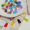 1000Pcs Resin Candy Bear Charms Beads for DIY Necklace Bracelet Earrings Jewelry Making