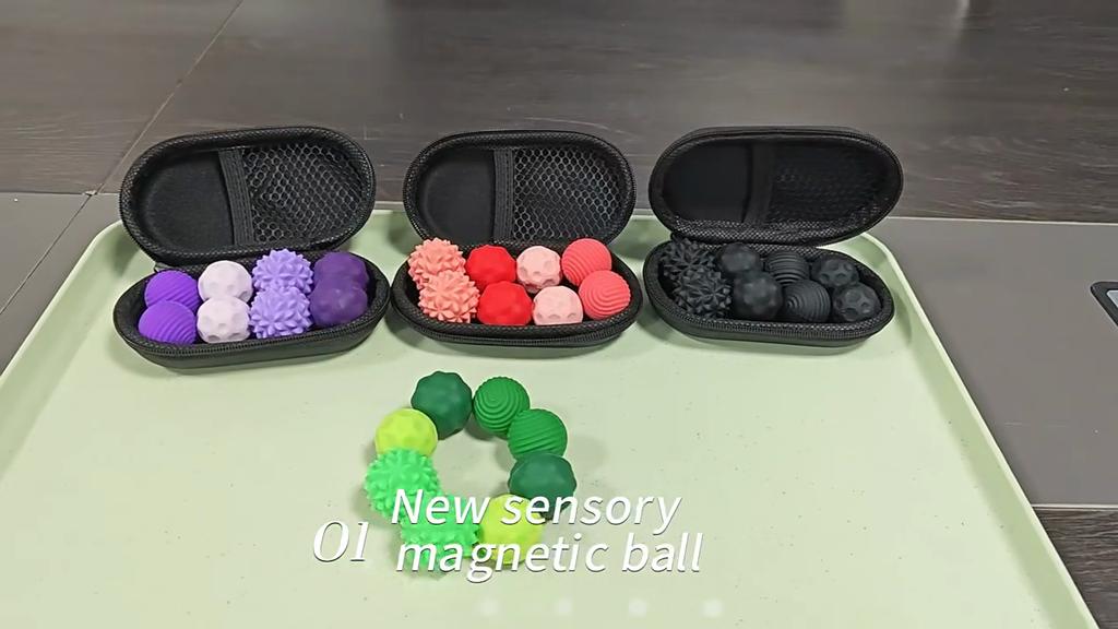 Magnetic Fidget Toy,EDC Anti Stress Relief Toys,Fidgeting Antistress Anxiety Sensory Toy Magnet Balls for Adult Kids Autism ADHD