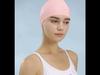 ZOKE Silicone Swimming Cap, Waterproof, Hair and Ear Protection, Comfortable Fit, 619503201-3 White
