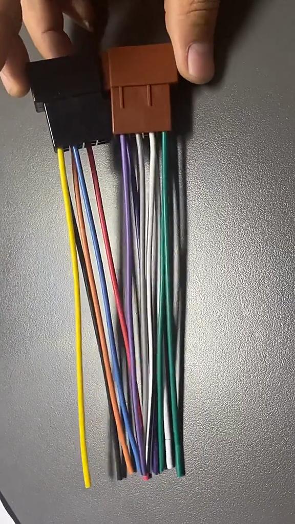 Разъем жгута проводов ISO, штекер адаптера, 16-контактный автомобильный стереорадио, замена для Alpine