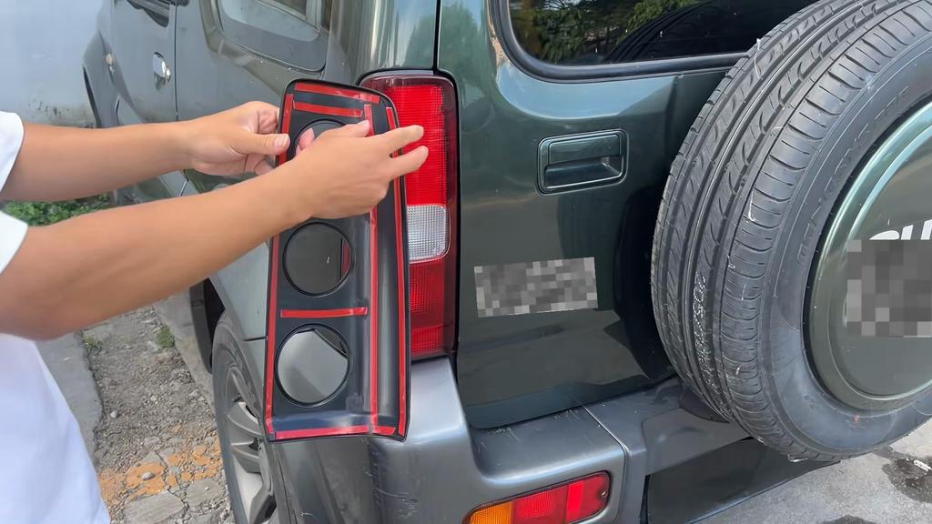 Car Rear Fog Lampshade Cover Lamp Protective Decoration Taillight Cover For Suzuki Jimny 2007-2017 Car Exterior Accessories