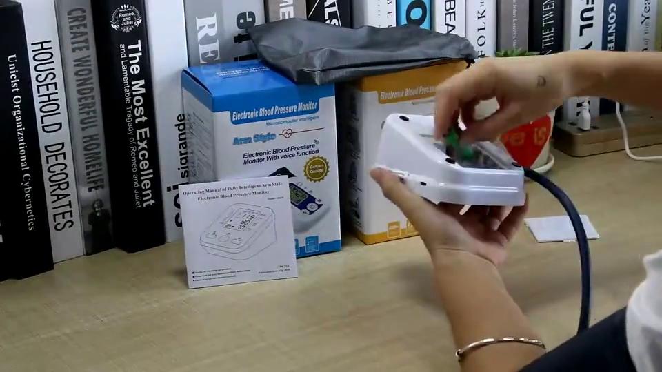 Upper Arm Blood Pressure Monitor Heart Beat Rate Monitor Health Care Medical Digital Meter Tonometer Measuring Automatic