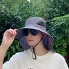 Wide-brimmed Sunhat Sunshade Fishing Hat Mountaineering Jungle Male Visor Sunblock Sunhat Sunshade Hat