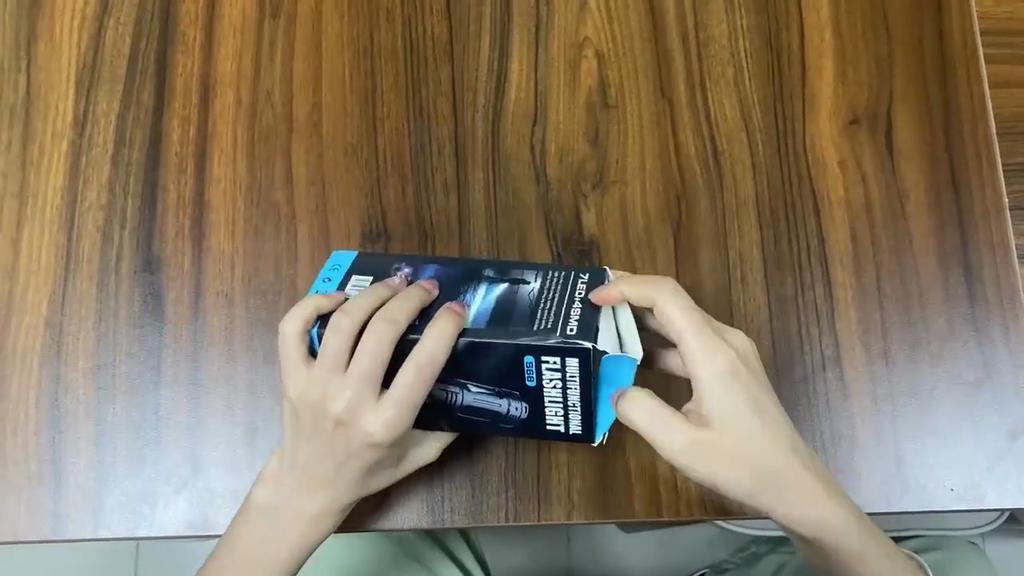 Strong Light LED Flashlight USB Rechargeable Lamp COB Lights Power Display Waterproof Torch Light Super Bright Spotlight Lightweight Flashlights